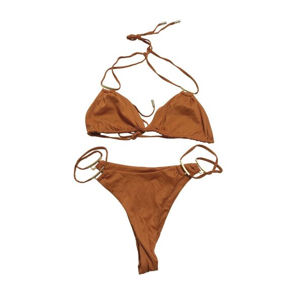 Cult Gaia Riley Bikini Set in Spice - Picture 1 of 4